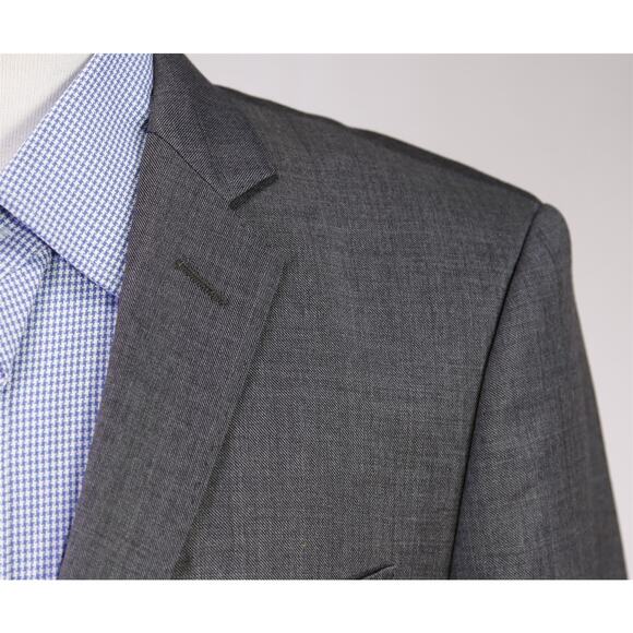 J Crew Mens Ludlow Solid Gray 2-Btn Wool Blazer Jacket 38R - Picture 4 of 9